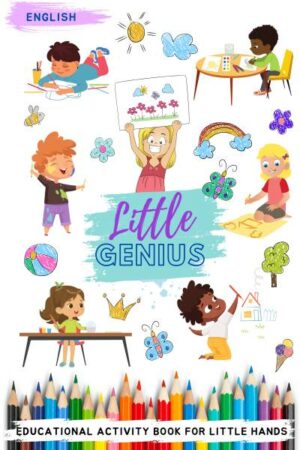 A colorful busy book filled with interactive activities for young learners.
